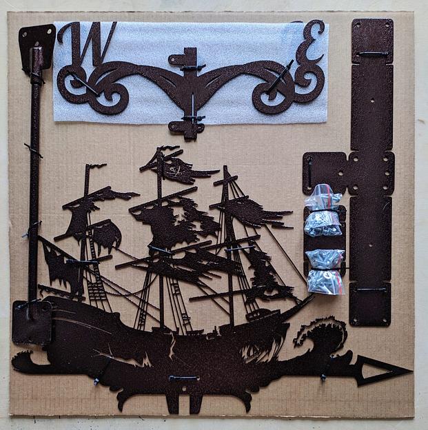 Флюгер «Корабль пиратов» ОПТ фото 3