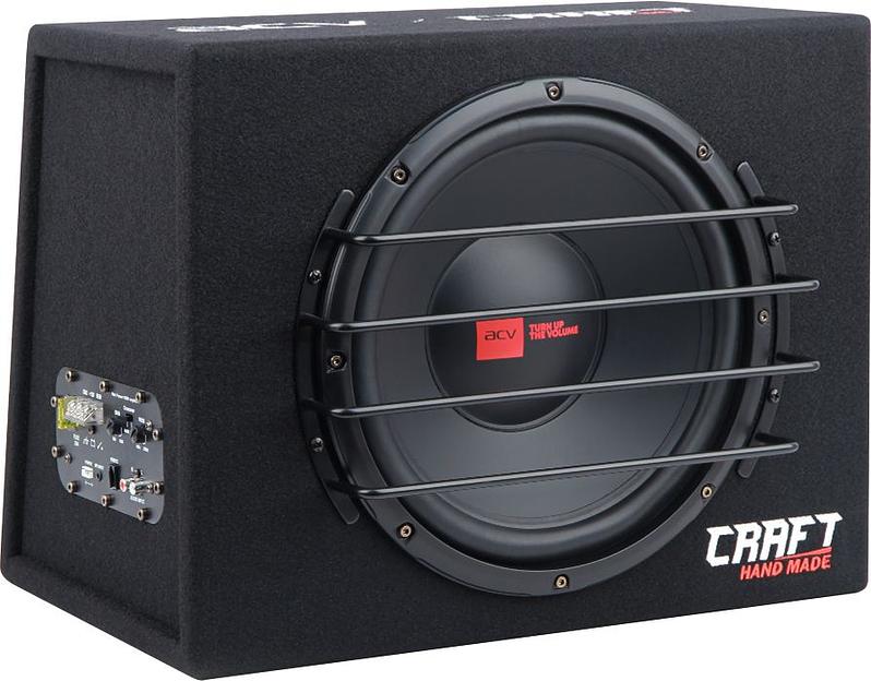 Сабвуфер автомобильный ACV CRAFT B12A 300Вт активный (30см/12") фото 3