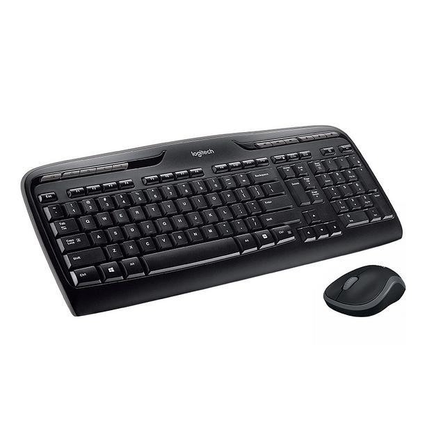 Клавиатура + мышь Logitech MK330 клав:черный мышь:черный USB беспроводная Multimedia фото 1