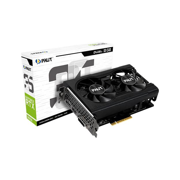 Видеокарта PALIT RTX3050 DUAL 8G (NE63050018P1-1070D) фото 3