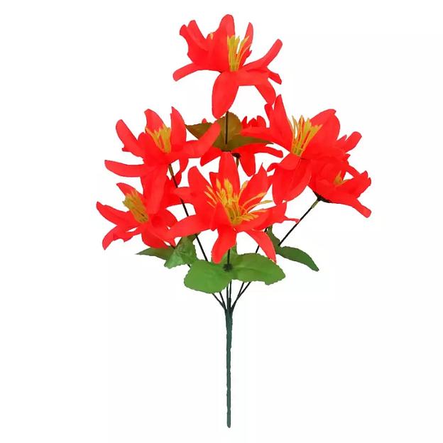 Букет лотосов 7 голов 47см 350-537 фото 2