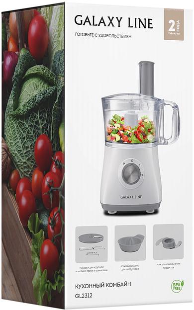 Кухонный комбайн Galaxy Line GL 2312 1000Вт белый фото 10