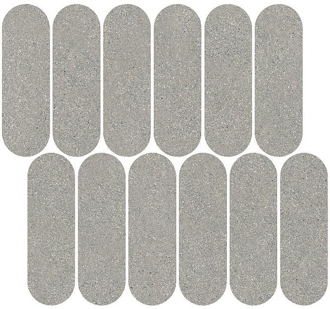 Декор Kerama Marazzi Джиминьяно наборный серый матовый 300x320 фото 1