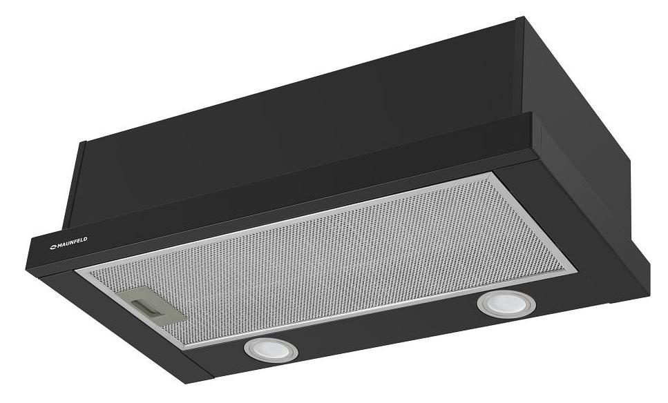 Вытяжка встраиваемая Maunfeld VS Light 60 черный управление: кулисные переключатели (1 мотор) фото 1