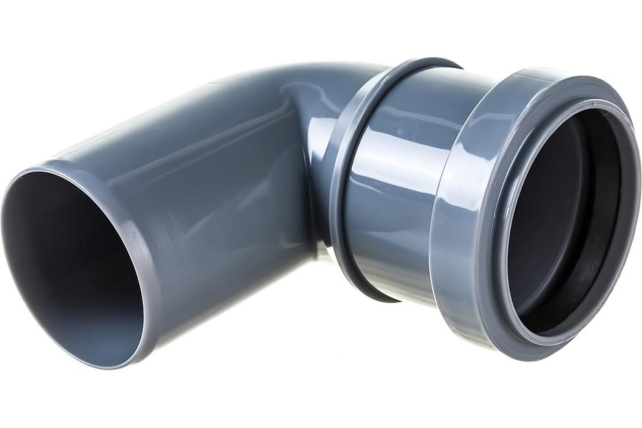 Отвод канализационный 87.5 град. 50 фото 4