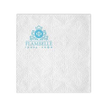 Бумажные салфетки с логотипом ОПТ фото 2