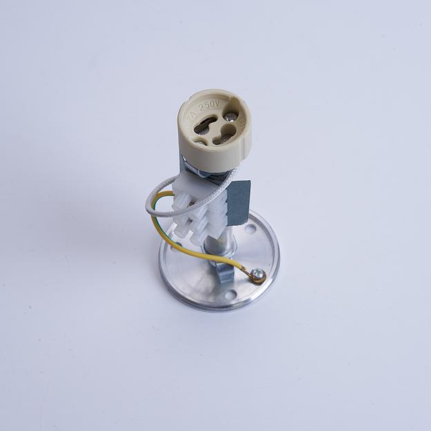 Светильник ДСО GU10 без лампы на подвесе черный золото фото 2