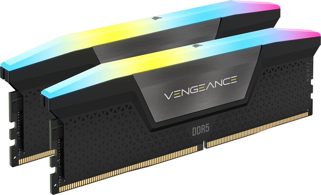 Память DDR5 2x16Gb 5600MHz Corsair CMH32GX5M2B5600C40K Vengeance RGB RTL PC5-44800 CL40 DIMM 288-pin 1.25В фото 2
