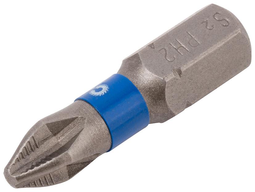 Биты стальные, 2 шт, Profi, PH2, 25 мм фото 2