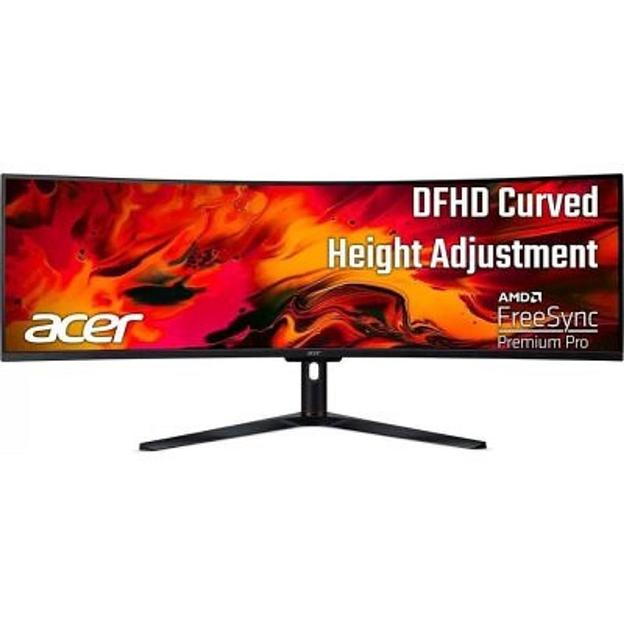 МОНИТОР 49" Acer Nitro EI491CRSbmiipphx Black (VA, изогнутый, 3840x1080, 144Hz, 4 ms, 178°/178°, 400 cd/m, 3000:1,HDMI) фото 1