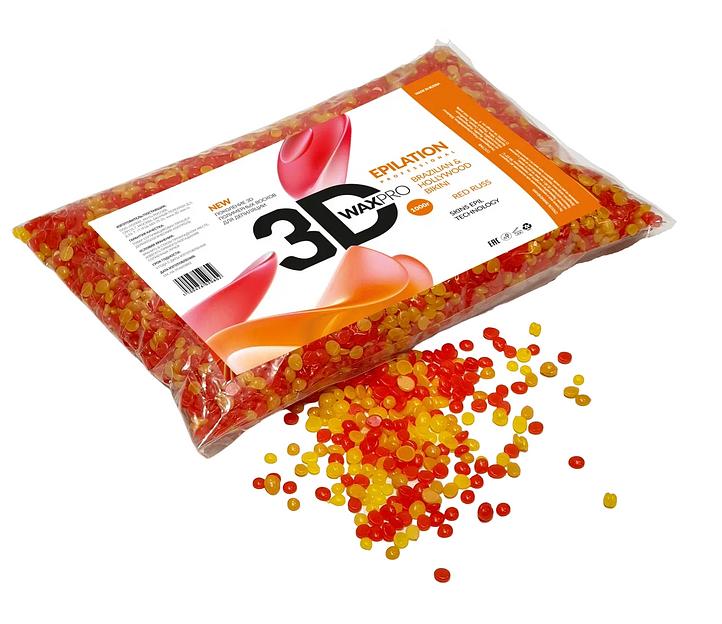3D полимерный воск для депиляции, Red Russ, 500 г фото 1
