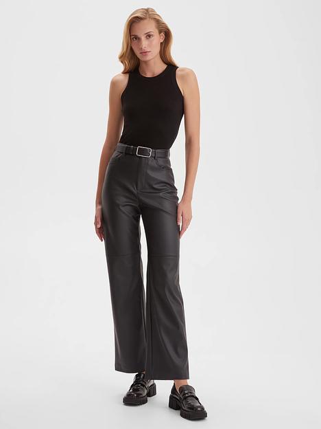 Майка женская в рубчик, черный, опт фото 3