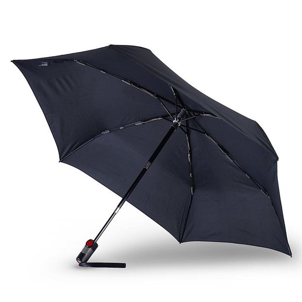 Зонт Knirps мужской автомат TS.200 Slim Medium Duomatic BLACK 9542001000 фото 2