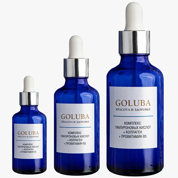Крем-гель гиалуроновый для интенсивного увлажнения «Goluba», 50 мл, Опт фото 1