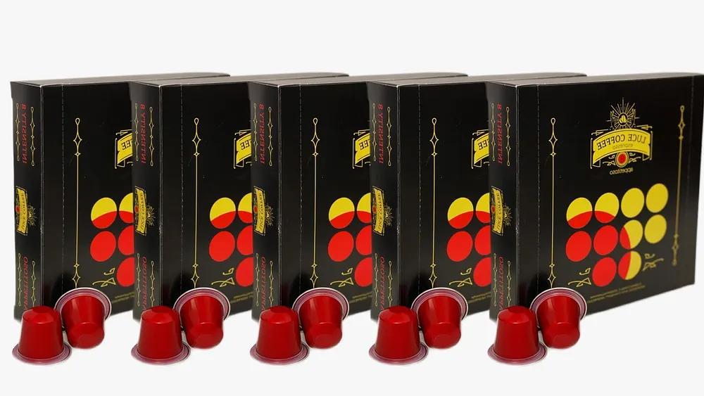 Кофе в капсулах набор LUCE COFFEE ESPRESSO APPETITOSO 8, 100 капсул ОПТ фото 1