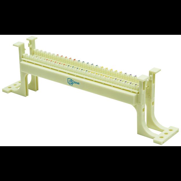 Кросс-панель тип 110 до 50 пар, настенный монтаж, с ногами фото 1