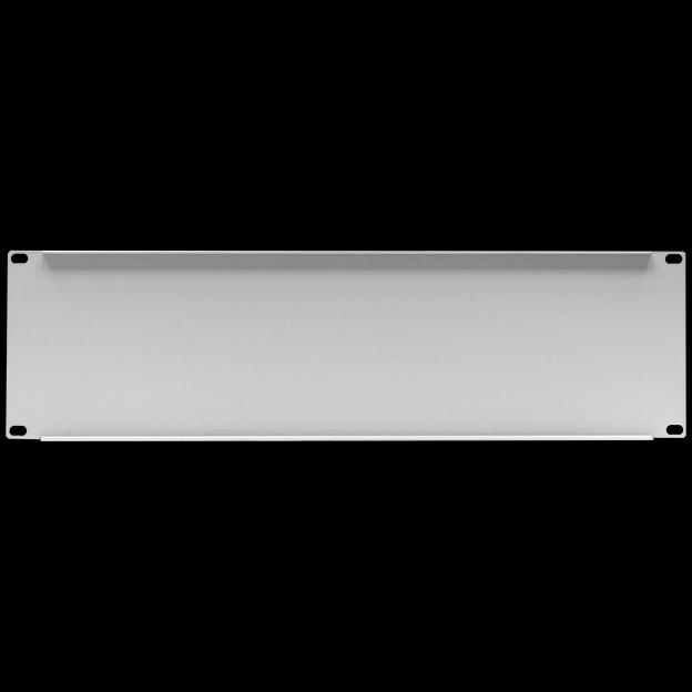 Заглушка 3U в телекоммуникационный шкаф 19", серая фото 2