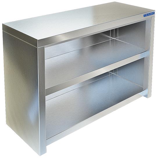 Полка-шкаф кухонная без дверей из нержавеющей стали ПН-121/900 (900x350x600 мм) фото 1