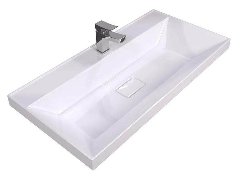 Раковина для ванной Uperwood Classic New 100 см, с декоративной крышкой для слива фото 1