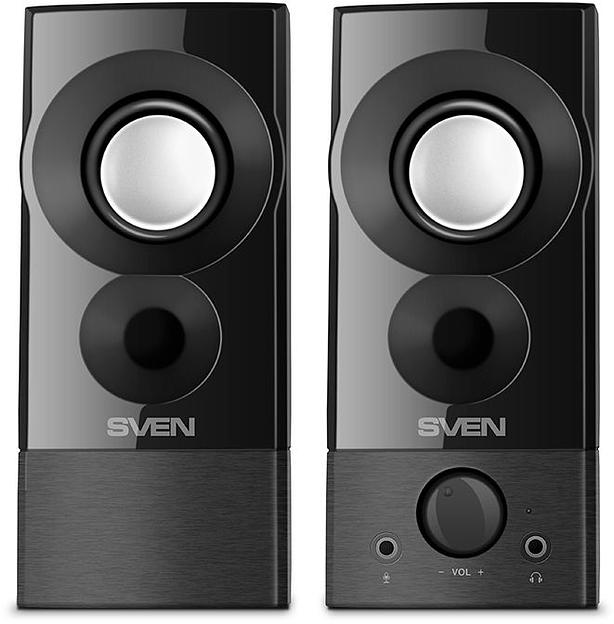 SVEN 357, чёрный, USB, акустическая система 2.0, мощность 2x3 Вт(RMS) SVEN 357 Black (SV-018191) фото 2