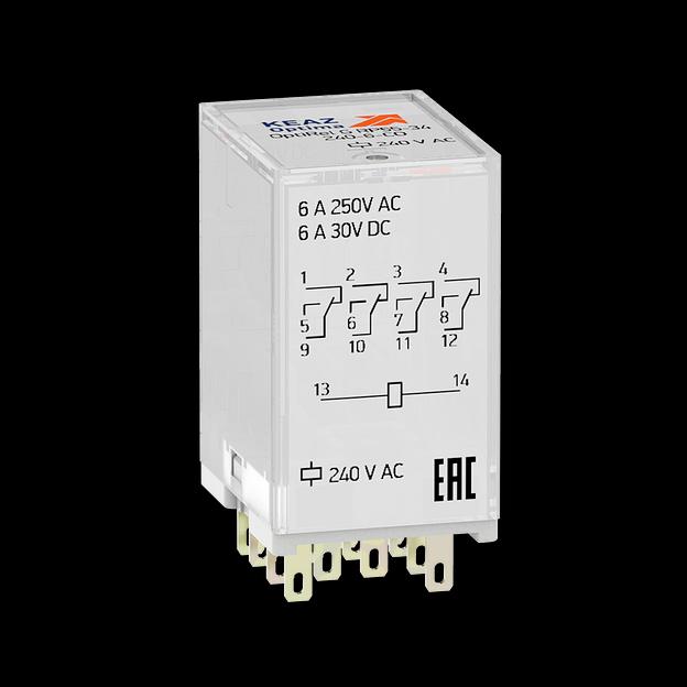 Реле промежуточное OptiRel G RP55-34-240-6-CO/TIL фото 1