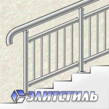 Перила для школ и садов с 2 поручнями, с 4 ригелями фото 1