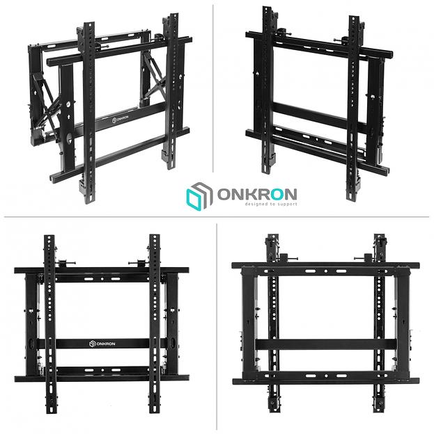 Настенное крепление Push Up для видеостен ONKRON PRO7G чёрный фото 4