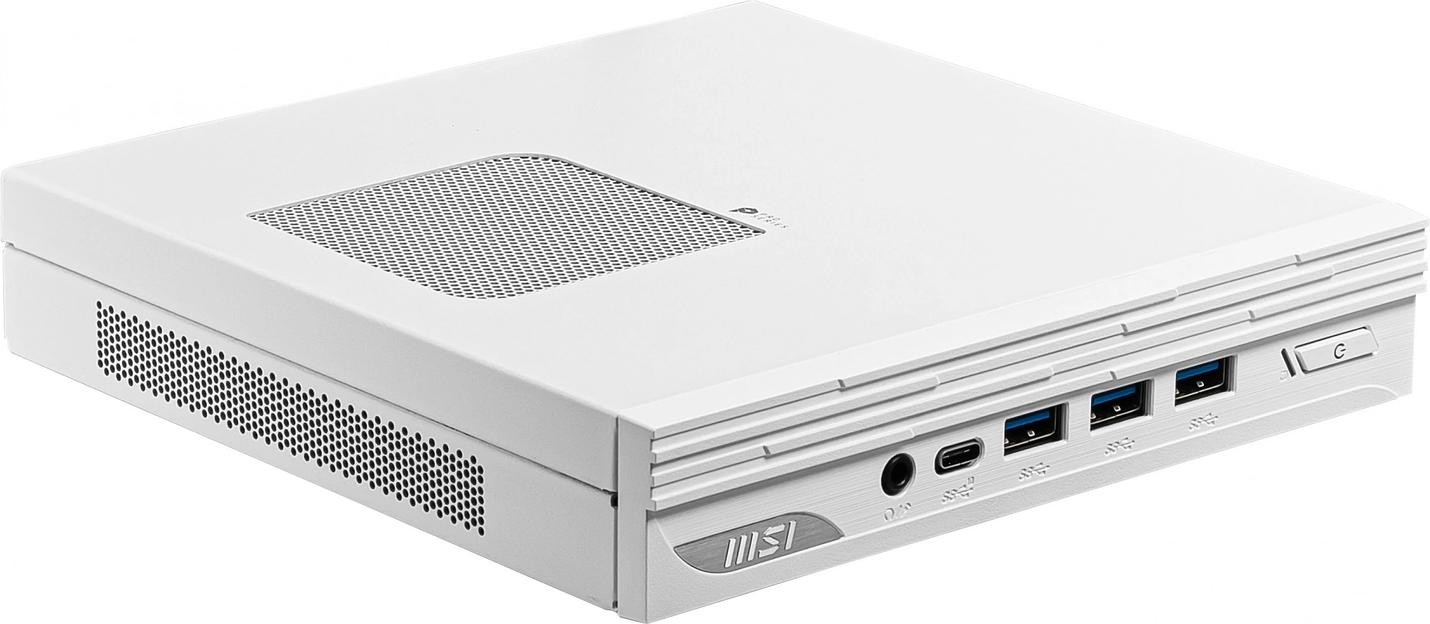 Неттоп MSI Pro DP10 12M-221RU i5 1235U (1.3) 16Gb SSD512Gb Iris Xe Windows 11 Professional GbitEth WiFi BT 120W белый (9S6-B0A622-221) фото 1