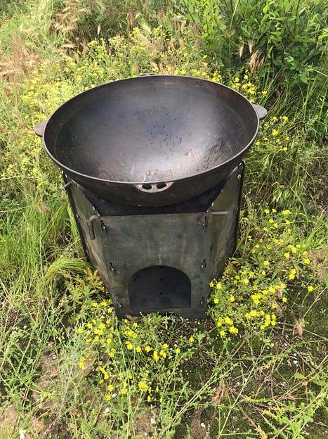 Печь под казан фото 6