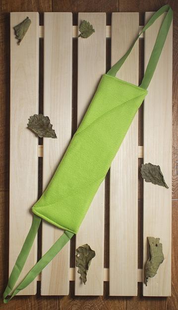 Мочалка тканевая «Двойная нежность» 40х12 см ОПТ фото 6