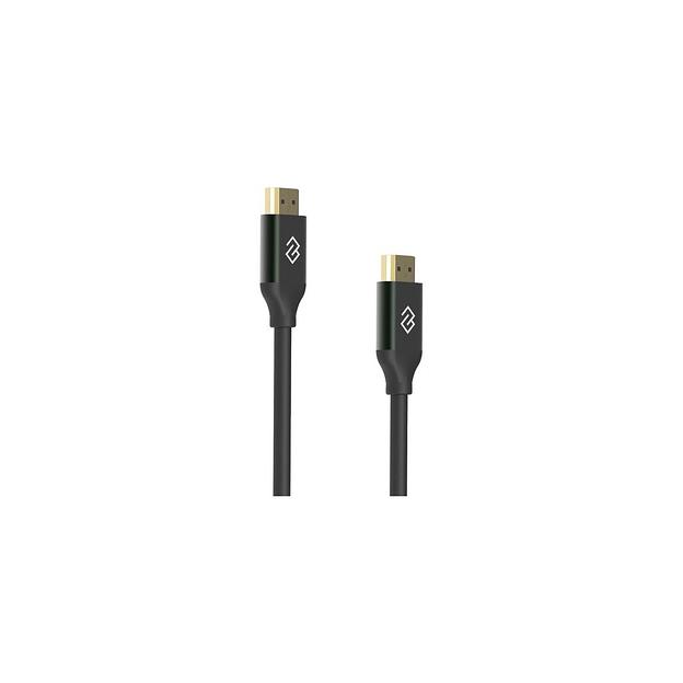 Кабель аудио-видео Digma HDMI (m) - HDMI (m), ver 2.1, 1.5м, GOLD, ф/фильтр, черный [d-hdmi-v2.1-1.5m] фото 1