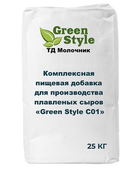 Комплексная пищевая добавка для производства плавленых сыров «Green Style С01», 25 кг фото 1