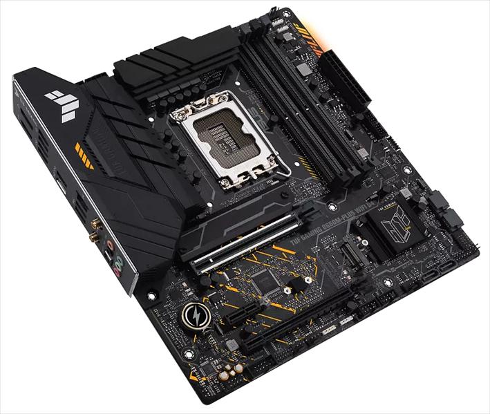 Материнская плата ASUS TUF GAMING B660M-PLUS WIFI D4, LGA1700, B660, 4*DDR4, DP+HDMI, CrossFireX, SATA3 + RAID, Audio, Gb LAN, USB 3.2*6, USB 2.0*6, COM*1 header (w/o cable), mATX; 90MB1930-M0EAY0 (TUF GAMING B660M-PLUS WIFI D4) фото 3