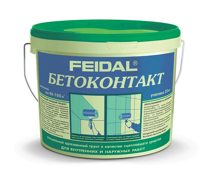 Адгезионный грунт FEIDAL Betokontakt фасадный фото 1