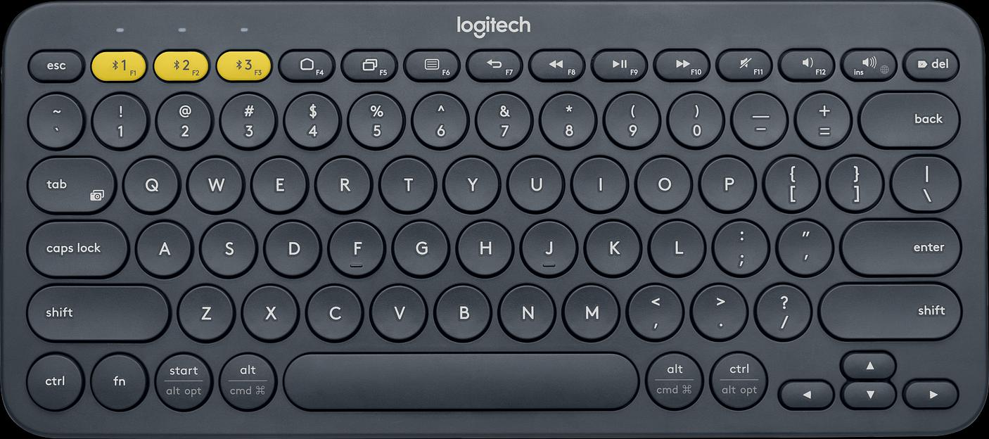 Клавиатура Logitech Keyboard K380 Dark Grey Wireless Bluetooth (920-007584) фото 1
