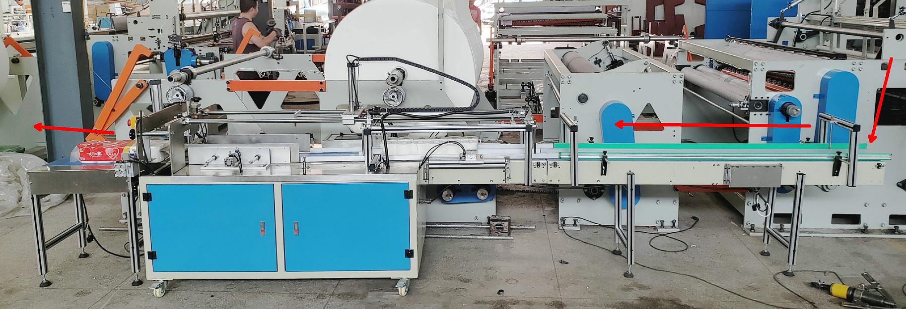 Станок для упаковки рулонов туалетной бумаги LUTAX-398-3 фото 2