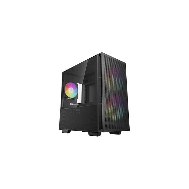 Корпус mATX DeepCool CH360, Mini-Tower, без БП, черный [ch360 black] фото 1