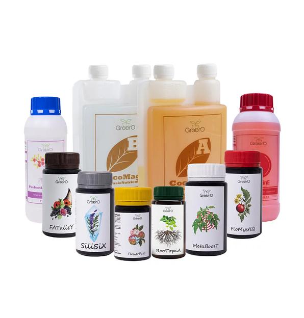 Удобрение базового питания и стимуляторов, набор GroBro CocoMagiX Full 5 м², опт фото 1