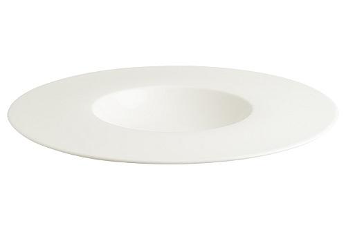 Тарелка для пасты d=300 мм.  360 мл. Белый, форма Нит /1/6/ фото 1