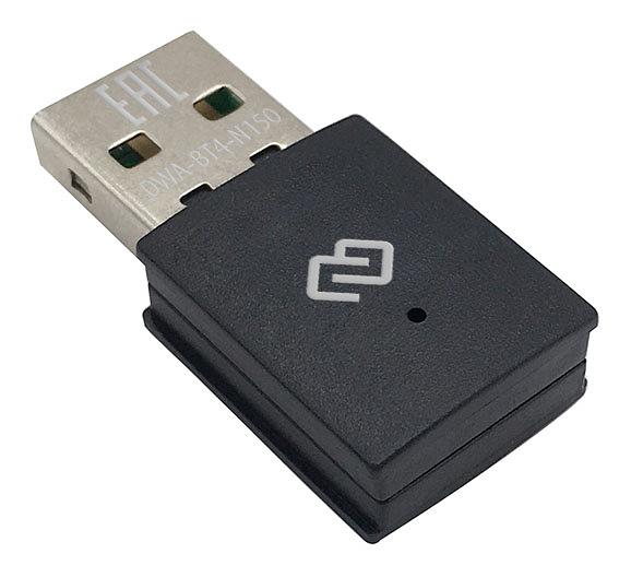 Сетевой адаптер WiFi + Bluetooth Digma DWA-BT4-N150 USB 2.0 фото 2