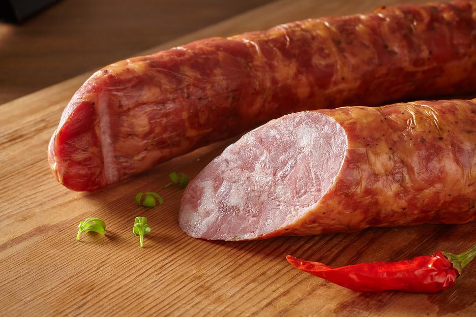 Колбаса «Казачья переправа» полукопчёная газ ТМ «КолбасДон» фото 1