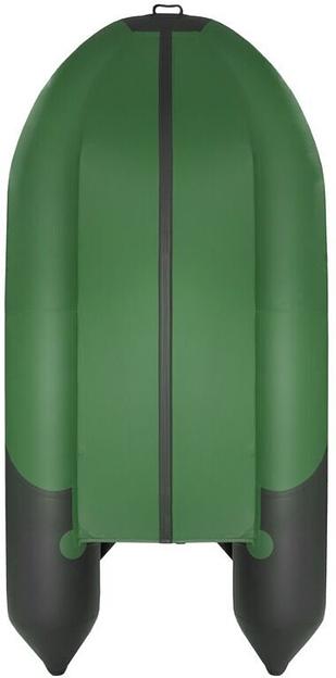 Лодка Ривьера 3400 СК Компакт, 3400*1600*460 мм., цвет: зеленый-черный фото 4