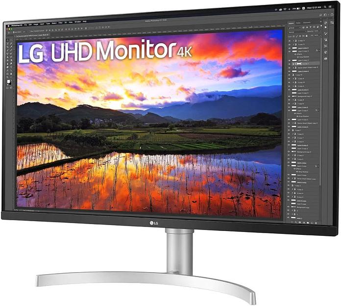 Монитор LG 31.5" 32UN650-W черный IPS LED 16:9 HDMI M/M матовая HAS 350cd 178гр/178гр 3840x2160 DisplayPort Ultra HD 8.2кг фото 3
