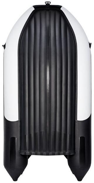 Лодка Ривьера 3800 килевое надувное дно, 3800*1900*520, цвет: серый-черный фото 2