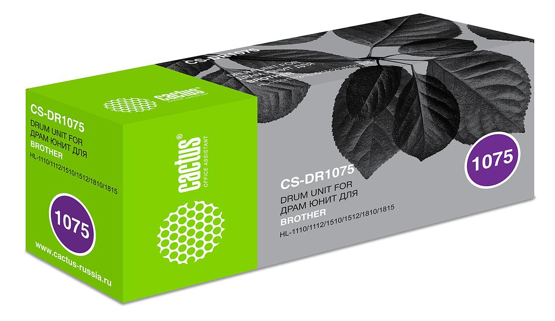 Блок фотобарабана Cactus CS-DR1075 DR-1075 черный ч/б:10000стр. для HL-1110/1112/1510/1512/1810/1815 Brother фото 1
