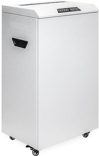 Шредер Heleos УО65-4 серый (секр.P-4) фрагменты 30лист. 65лтр. скрепки скобы пл.карты CD фото 1