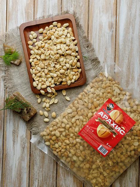 Арахис вкусный жареный со вкусом холодца с хреном 1 кг, опт фото 1