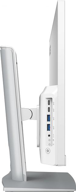 Моноблок MSI Modern AM242P 12M-1064XRU 23.8" Full HD i7 1255U (1.7) 16Gb SSD512Gb Iris Xe без ОС GbitEth WiFi BT 120W клавиатура мышь Cam белый 1920x1080 фото 3