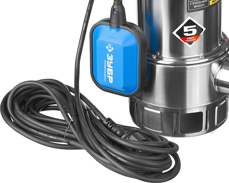Насос дренажный Зубр серия «Профессионал» НПГ-Т3-1100-С ОПТ фото 5