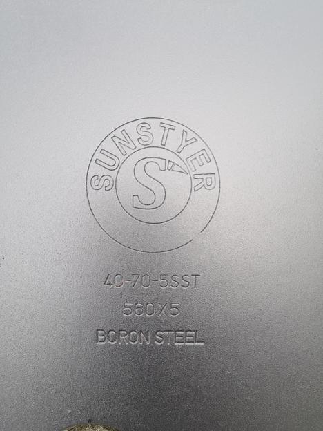 40-70-5SST Диск БДМ "Ромашка" 560х5 (Sunstyer- boron steel) Турция фото 3